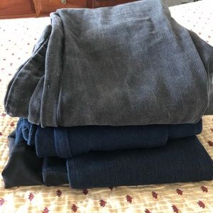 3 pairs maternity jeans 27R